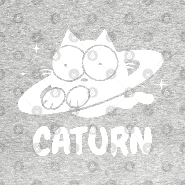 Caturn Cat Doodle by BraaiNinja